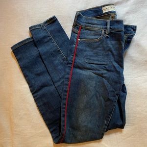 PACSUN Ankle Jeggings with Red Stripe, size 24, barely worn